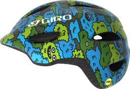 Giro Kask dziecięcy juniorski SCAMP blue green creature camo r. XS (45-49 cm) (307605)