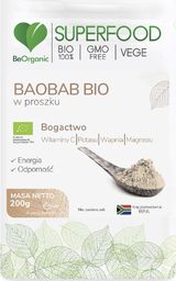  Beorganic Baobab Bio W Proszku 200G Beorganic Witamina C Potas Wapń Magnez Adansonia Digitata