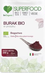  Beorganic Burak Bio W Proszku 200G Beorganic Białka Błonnik Pokarmowy Beta Vulgaris