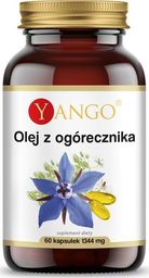  Yango Olej Z Ogórecznika 1344 Mg 60 Kaps. Yango Gla Kwas Gamma-Linolenowy Borago Officinalis