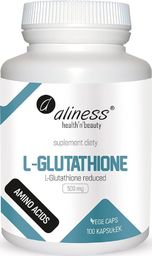  Holistic L-Glutathione 500Mg 100 Kaps. Aliness L Glutation L Glutathione Reduced