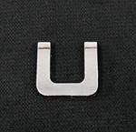 Emblemat / naklejka - chrom litera ''U'' uniwersalny