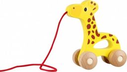  iWood Żyrafa do ciagnięcia na sznurku drewniana