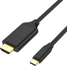 Kabel USB Mozos USB-C - HDMI 2 m Czarny (ATT1)