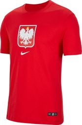  Nike T-shirt piłkarski Polska czerwony r. S