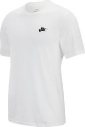 Nike T-shirt sportswear Club biały r. M
