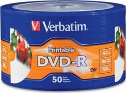 Verbatim DVD-R 4.7 GB 16x 50 sztuk (97167)