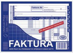  Michalczyk & Prokop Faktura wzór pełny dla prowadzących sprzedaż w cenach netto A5 80 kartek (103-3E)