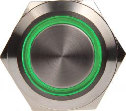  DimasTech Przycisk LED 19mm Zielony (PD020)