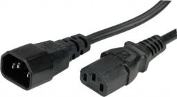 Kabel zasilający Value Monitor Power Cable 0,5m czarny (19.99.1505-20)