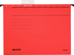  Leitz Teczka zawieszana A4, ALPHA, Czerwona (19850025)