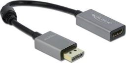 Adapter AV Delock DisplayPort - HDMI szary (66436)