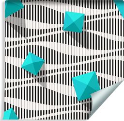  Muralo Tapeta Piramidy na Czarno - Białym Tle - Efekt 3D