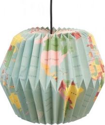 Lampa wisząca REX MAPA ŚWIATA - abażur dekoracyjny Rex London