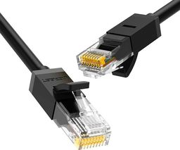  Ugreen Ugreen Kabel Przewód Internetowy Sieciowy Ethernet Patchcord Rj45 Cat 6 Utp 1000Mbps 20M Czarny (20166)