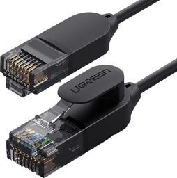  Ugreen Ugreen Kabel Przewód Internetowy Sieciowy Ethernet Patchcord Rj45 Cat 6A Utp 1000Mbps 3 M Czarny (70653)
