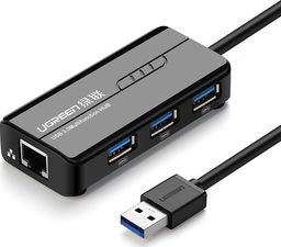 HUB USB Ugreen 1x RJ-45  + 3x USB-A 3.0 (20265)