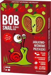 Bob Snail Bob Snail Przekąska jabłkowo-wiśniowa bez dodatku cukru - 60 g