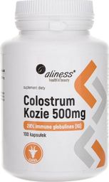 Aliness Aliness Colostrum Kozie IG 28% 500 mg - 100 kapsułek