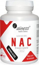  Aliness NAC N-Acetyl-L-Cysteine 490mg 100kaps