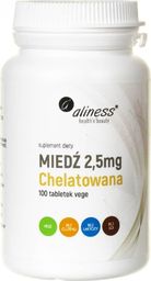  Aliness Aliness Miedź chelatowana 2,5 mg - 100 tabletek