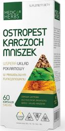  Medica Herbs Medica Herbs Ostropest Karczoch Mniszek 540 mg - 60 kapsułek