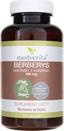  MEDVERITA Medverita Berberys 400 mg - 120 kapsułek