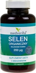  MEDVERITA Medverita Selen Organiczny L-Selenometionina 200 g - 120 kapsułek