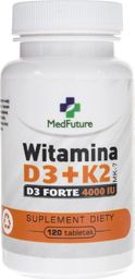  MedFuture MedFuture Witamina D3 + K2 Forte - 120 tabletek