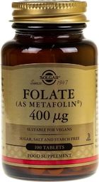 Solgar Solgar Foliany 400 mcg - 100 tabletek