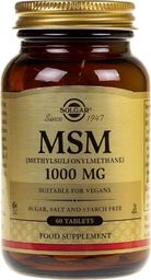 Solgar Solgar MSM 1000 mg - 60 tabletek