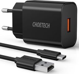 Ładowarka Choetech Q5003 1x USB-A 3 A (Q5003 BLACK)