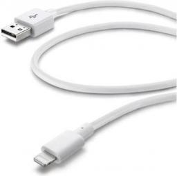 Kabel USB Cellular Line USB-A - 1 m Biały (CUSBDATACMFIIPH5W)