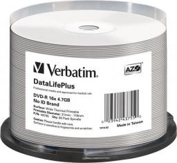  Verbatim DVD-R 4.7 GB 16x 50 sztuk (VERDVD44976)