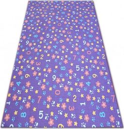  Dywany Łuszczów Dywan dla dzieci Numbers fiolet liczby, alfabet, cyferki, 300x500 cm