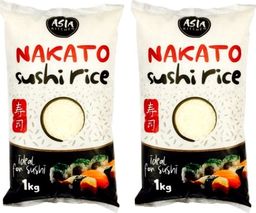 Asia Kitchen Ryż do sushi Nakato 2 x 1kg = 2kg - Asia Kitchen uniwersalny