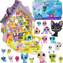 Figurka Hasbro Hotel Domek Soft Spots dla figurek Littlest Pet Shop i saszetka z figurką+19 Figurek