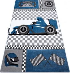  Dywany Łuszczów Dywan PETIT RACE WYŚCIGÓWKA FORMUŁA 1 AUTO niebieski, 200x290 cm