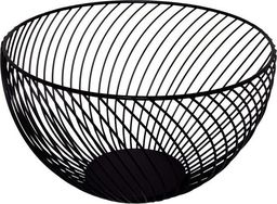  Springos Kosz na owoce, koszyk metalowy 25x15 cm czarny UNIWERSALNY