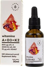  Aura Herbals Aura Herbals Witamina A + D3 (2000IU) + K2mk7 - 30 ml