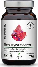  Aura Herbals Aura Herbals Berberyna 500 mg - 60 kapsułek