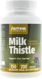  Jarrow Jarrow Formulas Ostropest Plamisty (Milk Thistle) 150 mg - 200 kapsułek