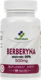  MedFuture MedFuture Berberyna ekstrakt 98% 500 mg - 60 kapsułek