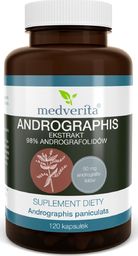  MEDVERITA Medverita Andrographis ekstrakt 98% andrografolidów - 120 kapsułek