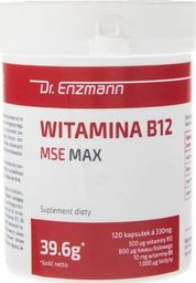 Mito Pharma Dr. Enzmann Witamina B12 MSE MAX - 120 kapsułek
