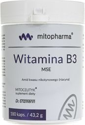  Mito Pharma Dr. Enzmann Witamina B3 MSE - 180 kapsułek
