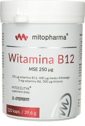 Mito Pharma Dr. Enzmann Witamina B12 MSE - 120 kapsułek