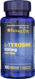  Puritans Pride Puritan's Pride L-Tyrozyna 500 mg - 100 kapsułek