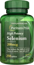  Puritans Pride Puritan's Pride Selen 200 mcg - 250 tabletek