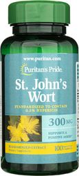  Puritans Pride Puritan's Pride Dziurawiec (standaryzowany) 300 mg - 100 kapsułek